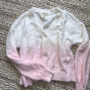 Fuzzy Anthropologie cardigan - brand new